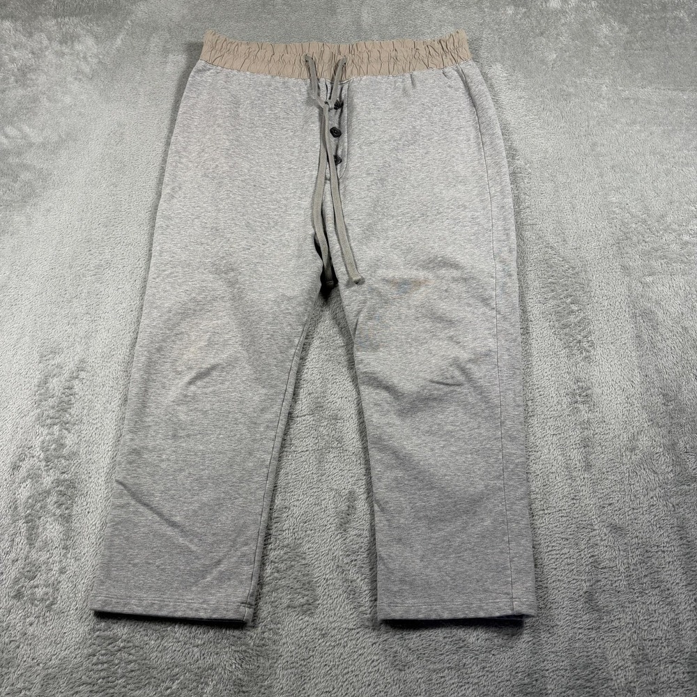 James Perse Sweatpants Womens 2 Gray French Terry Tapered Made In‎ Japan Relaxed
